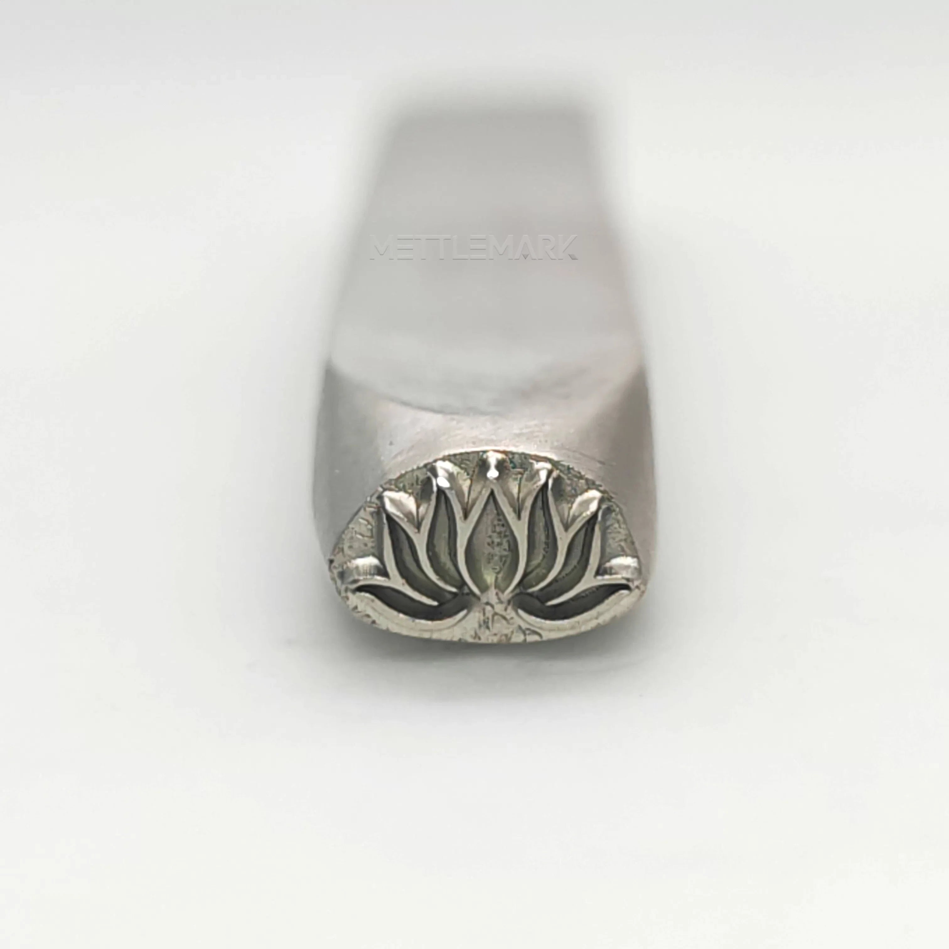 Custom Metal Design Stamp Lotus Symbol - Memk-1030