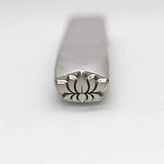 Custom Metal Design Stamp Lotus Symbol - Memk-1031
