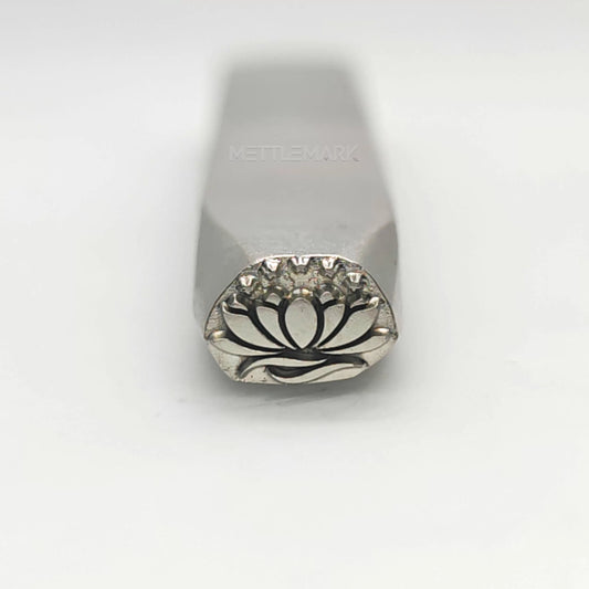 Custom Metal Design Stamp Lotus Symbol - Memk-1032