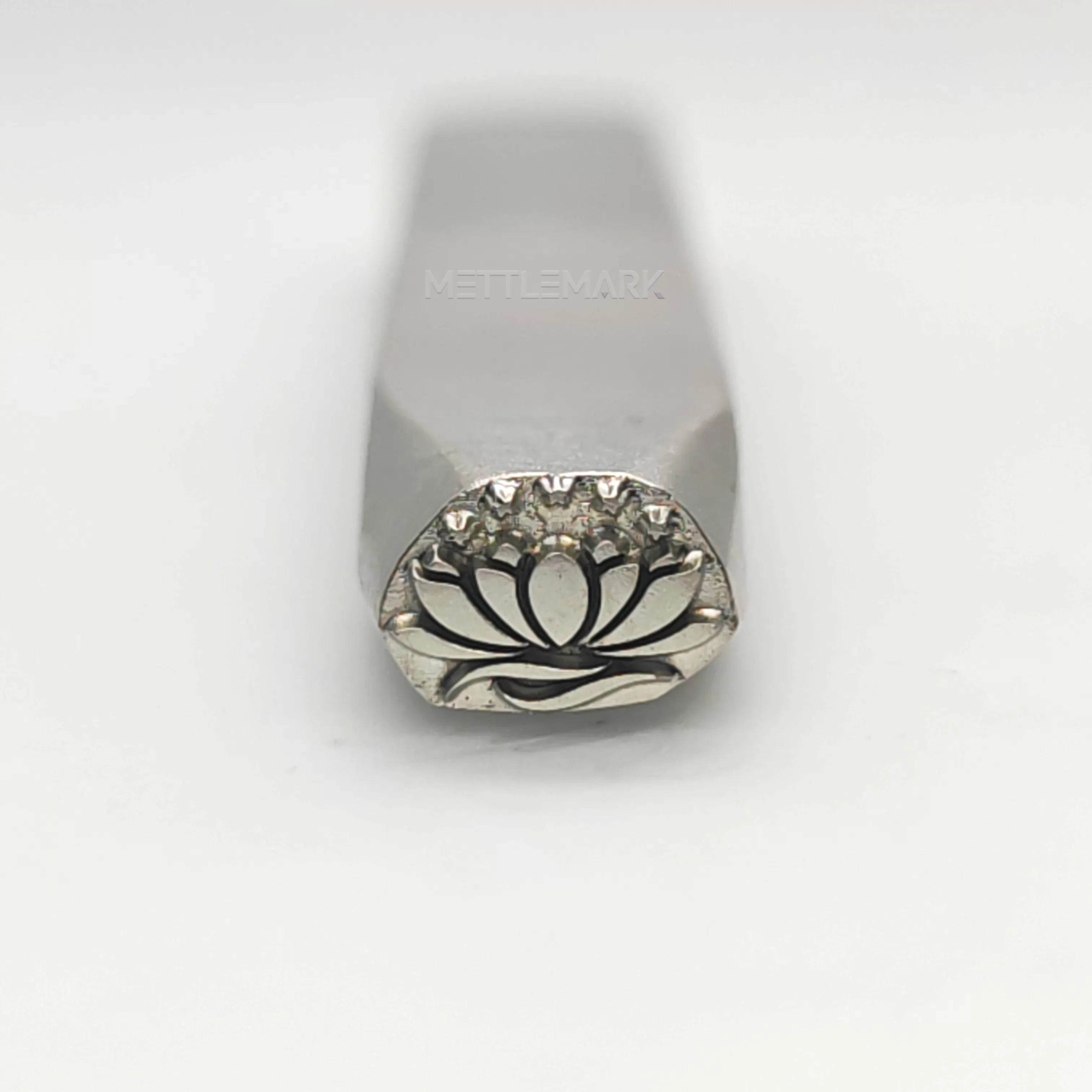 Custom Metal Design Stamp Lotus Symbol - Memk-1032