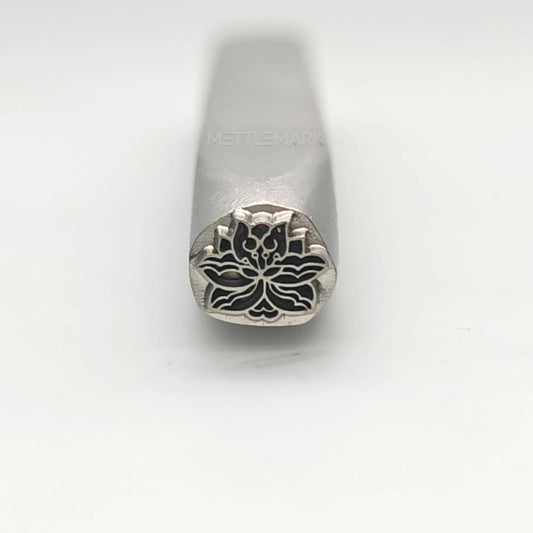 Custom Metal Design Stamp Lotus - Memk-1034