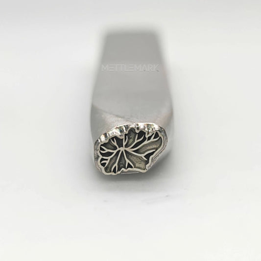 Custom Metal Design Stamp Lotus Leaf - Memk-1043