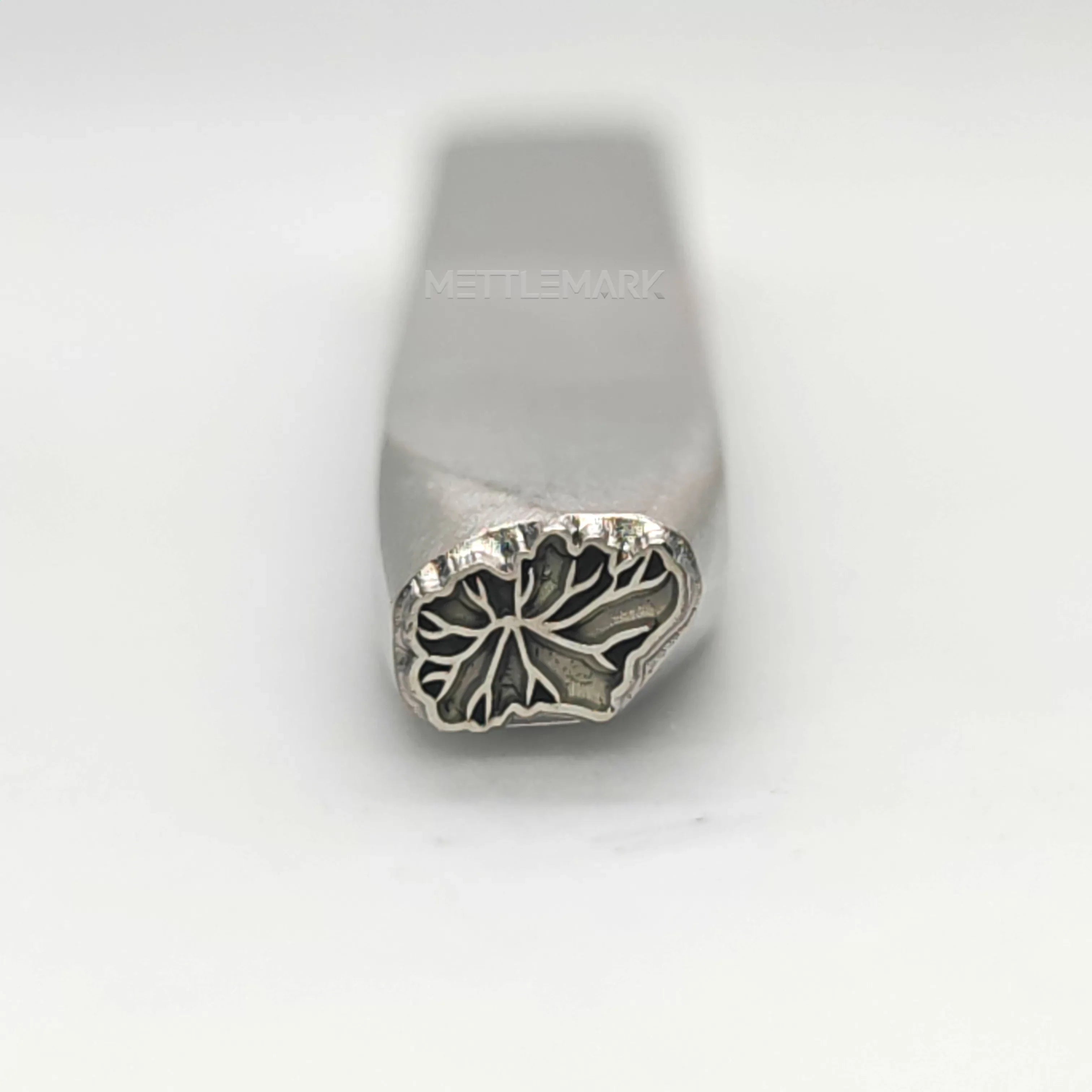 Custom Metal Design Stamp Lotus Leaf - Memk-1043