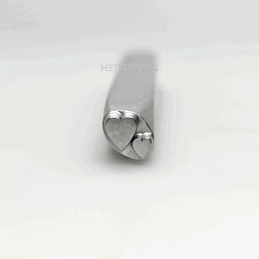 Custom Metal Design Stamp Love Big And Small Hearts - Memk-0731