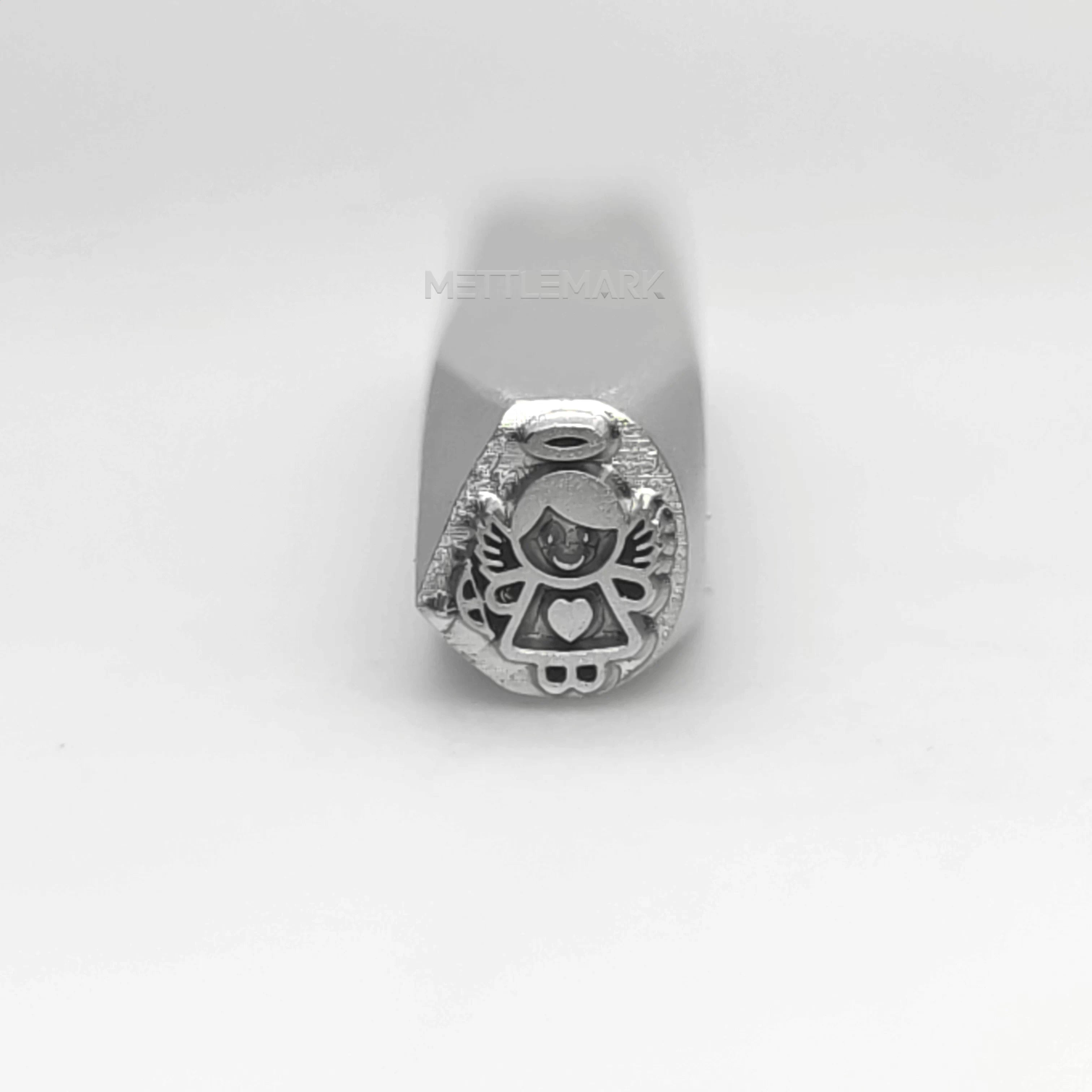 Metal stamping tool with angel little girl