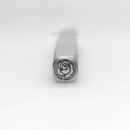 Custom Metal Design Stamp Love Rose Symbol - MC-0744