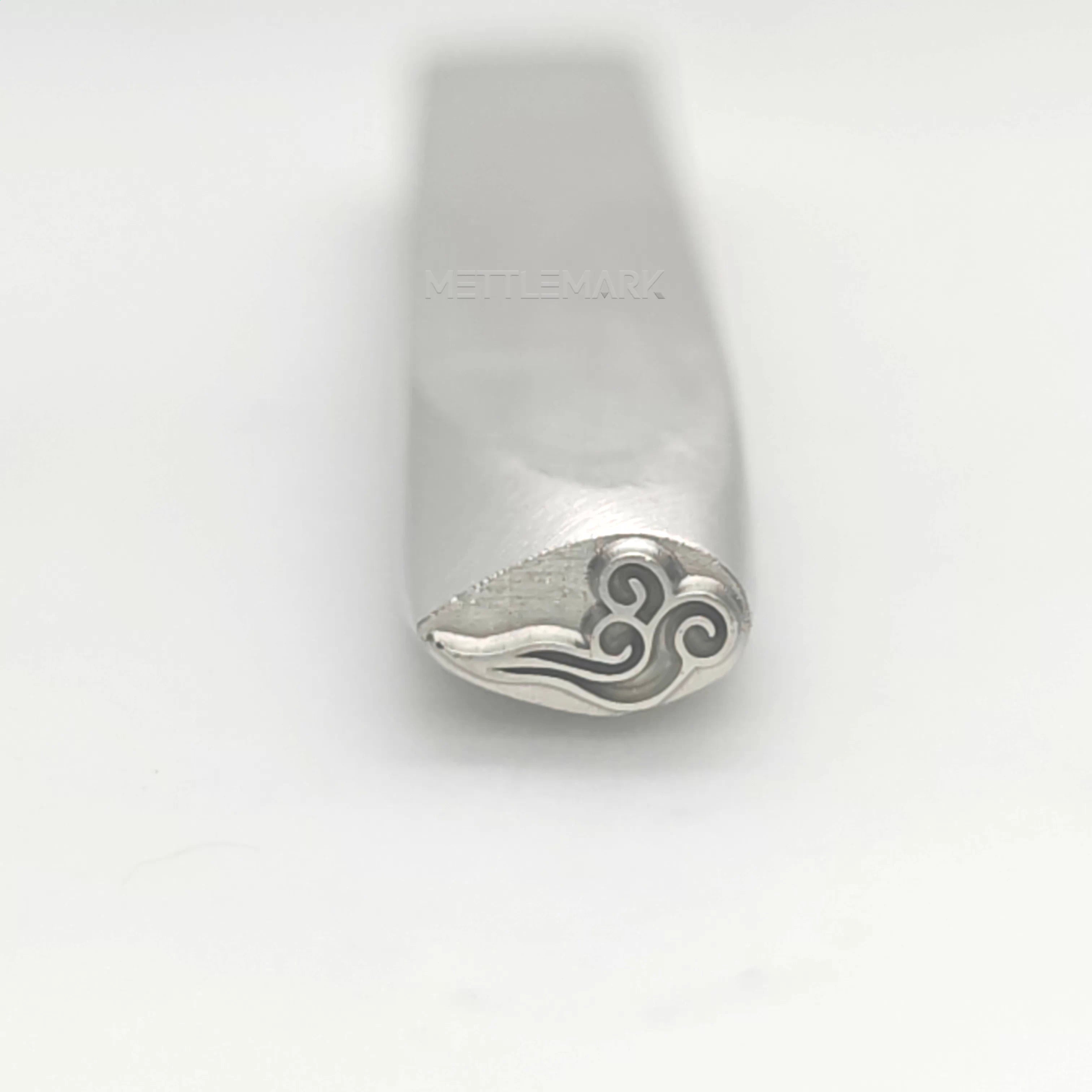 Metal stamping tool with LuckyCloudsRectangleAuspiciousCloud