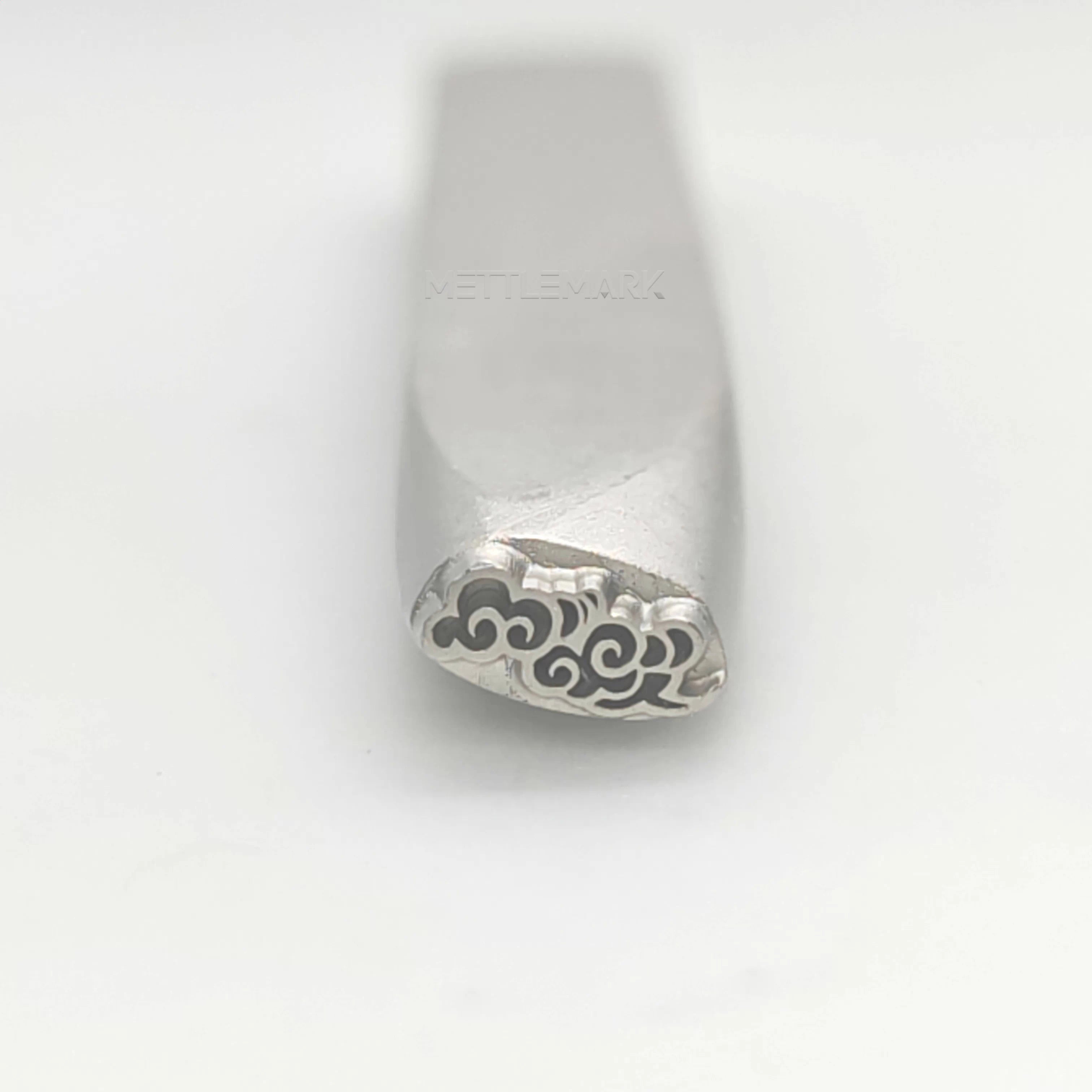 Metal stamping tool with LuckyCloudsRectangleAuspiciousCloud