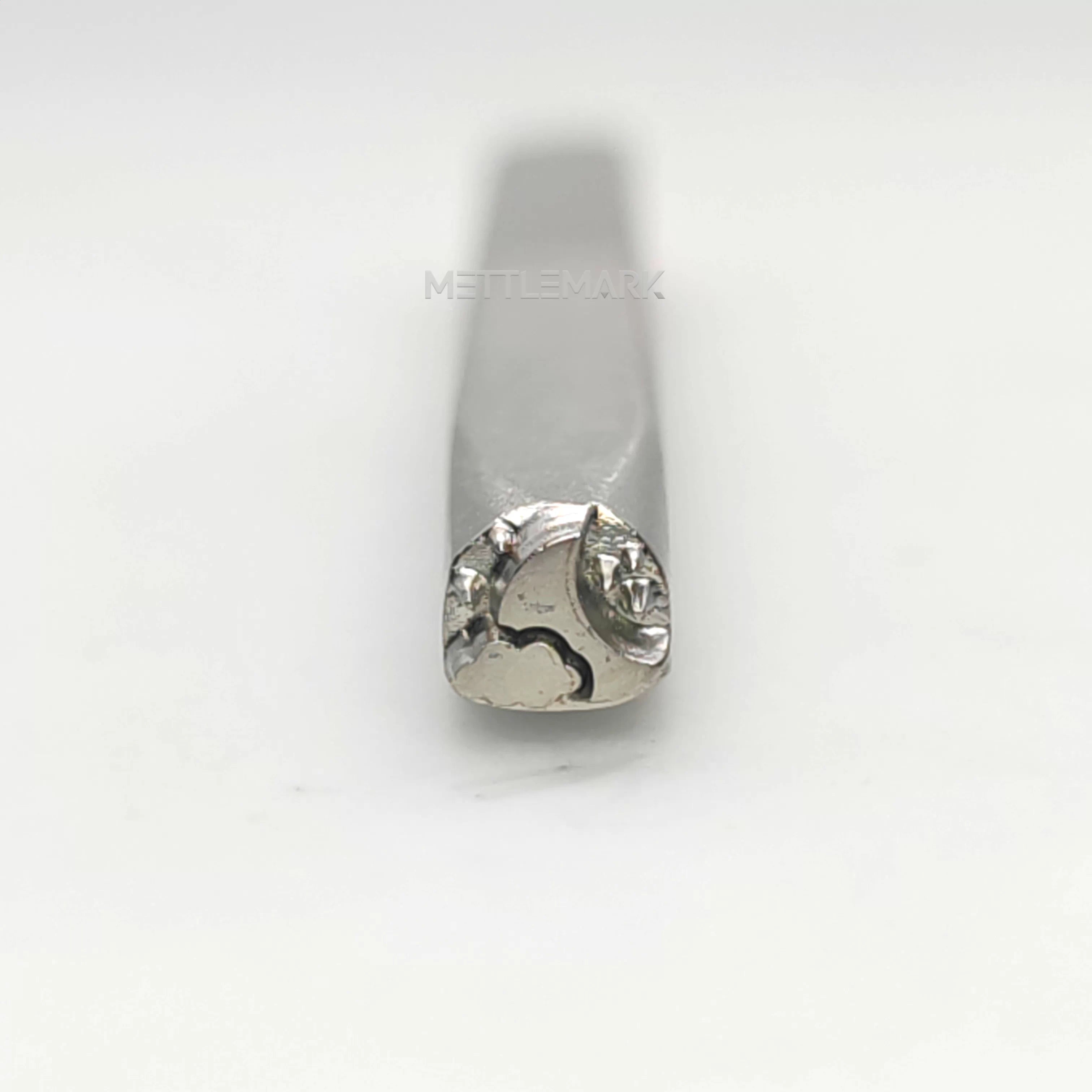 Custom Metal Design Stamp Clouds And Moon And Stars - Memk-0642