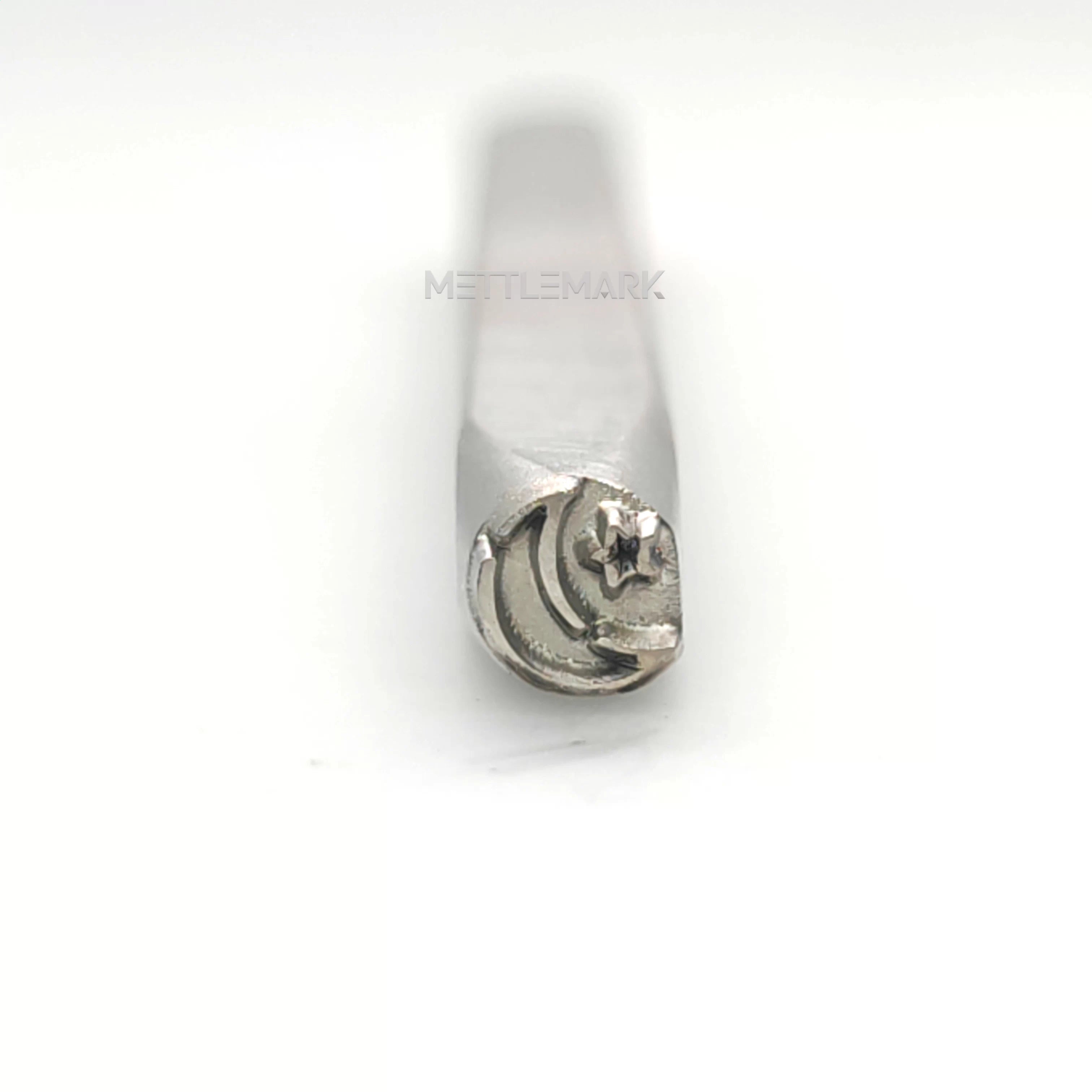 Custom Metal Design Stamp Moon And Stars - Memk-0654