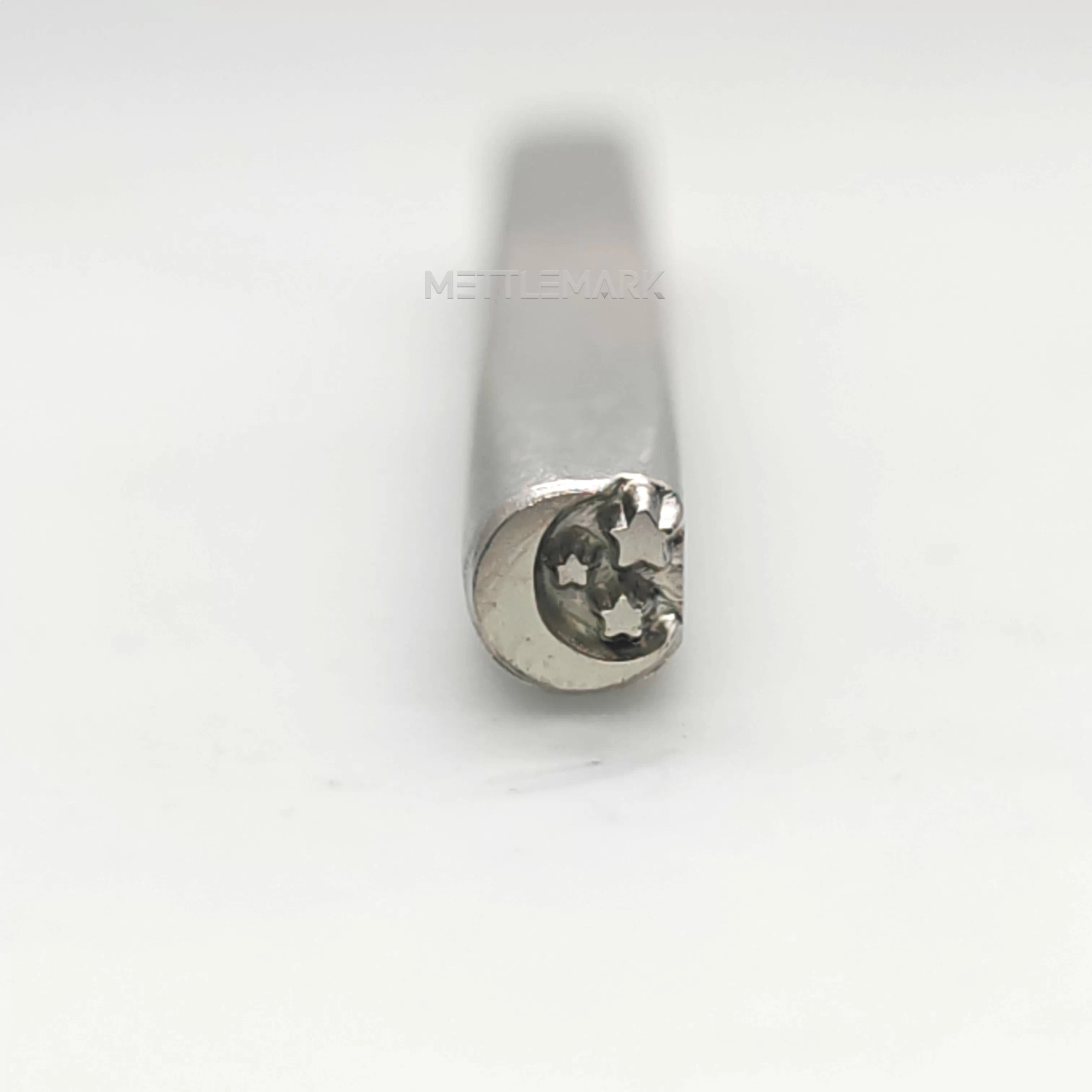Custom Metal Design Stamp Moon And Stars - Memk-0657