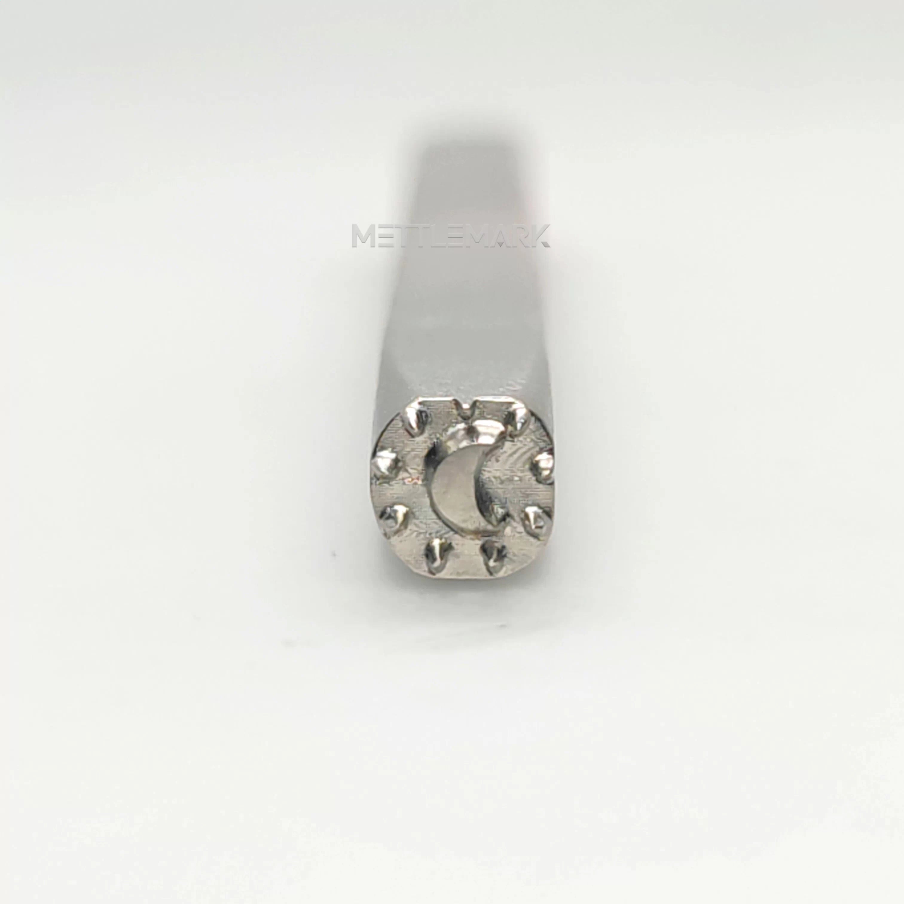 Custom Metal Design Stamp Moon And Stars - Memk-0661