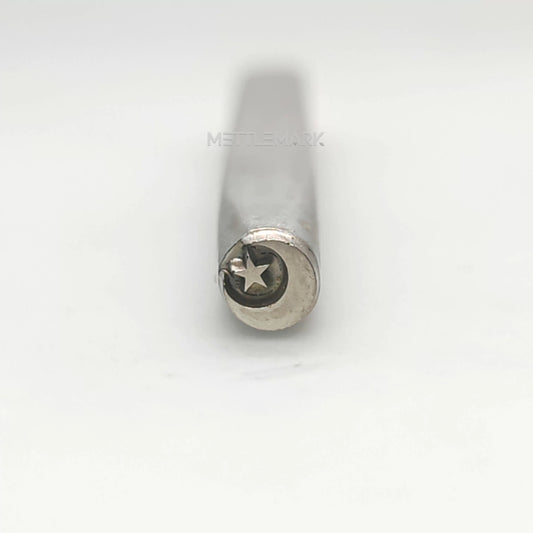 Custom Metal Design Stamp Moon And Star - Memk-0662