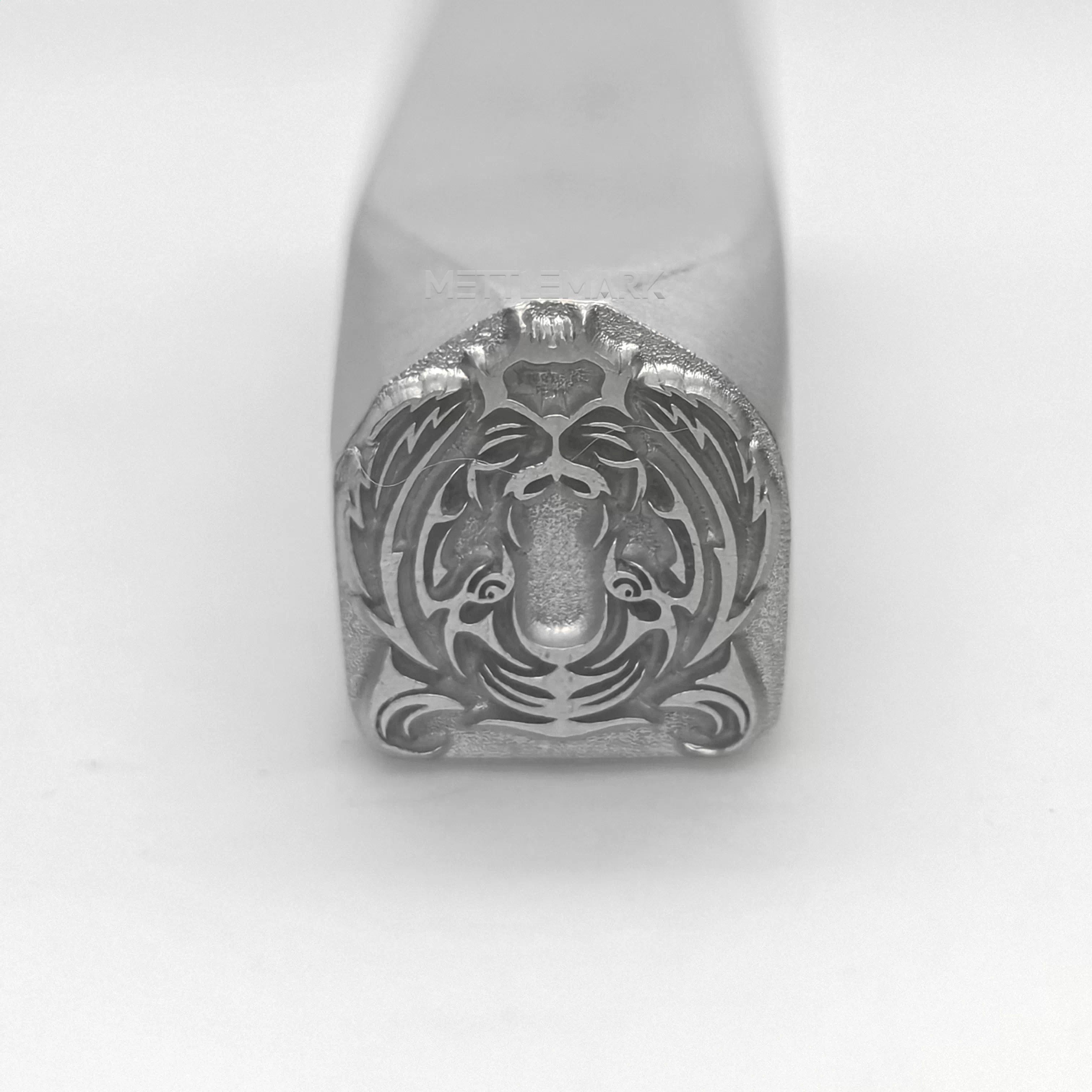 Metal stamping tool with MythologySubduingTiger