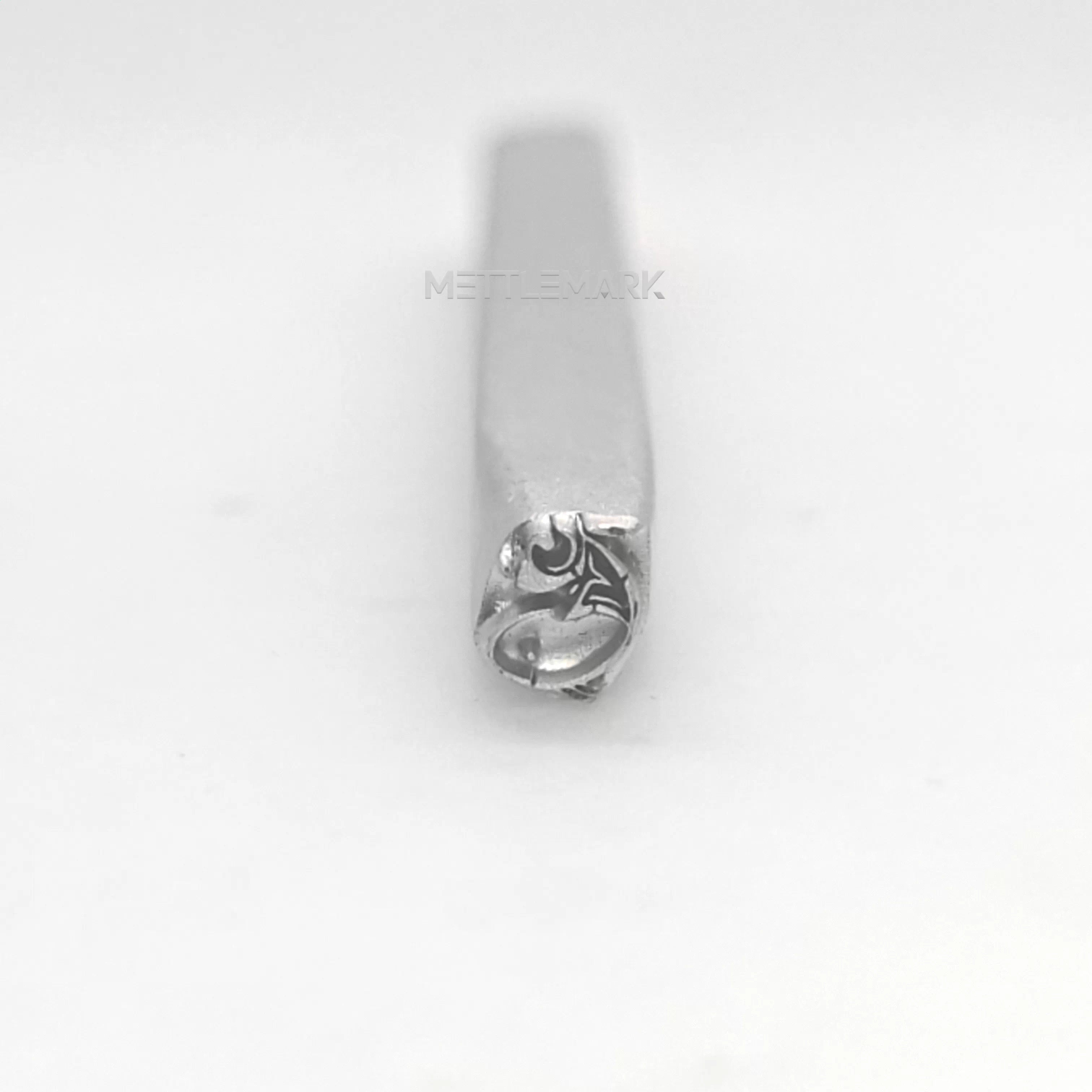 Metal stamping tool with ocean Whale