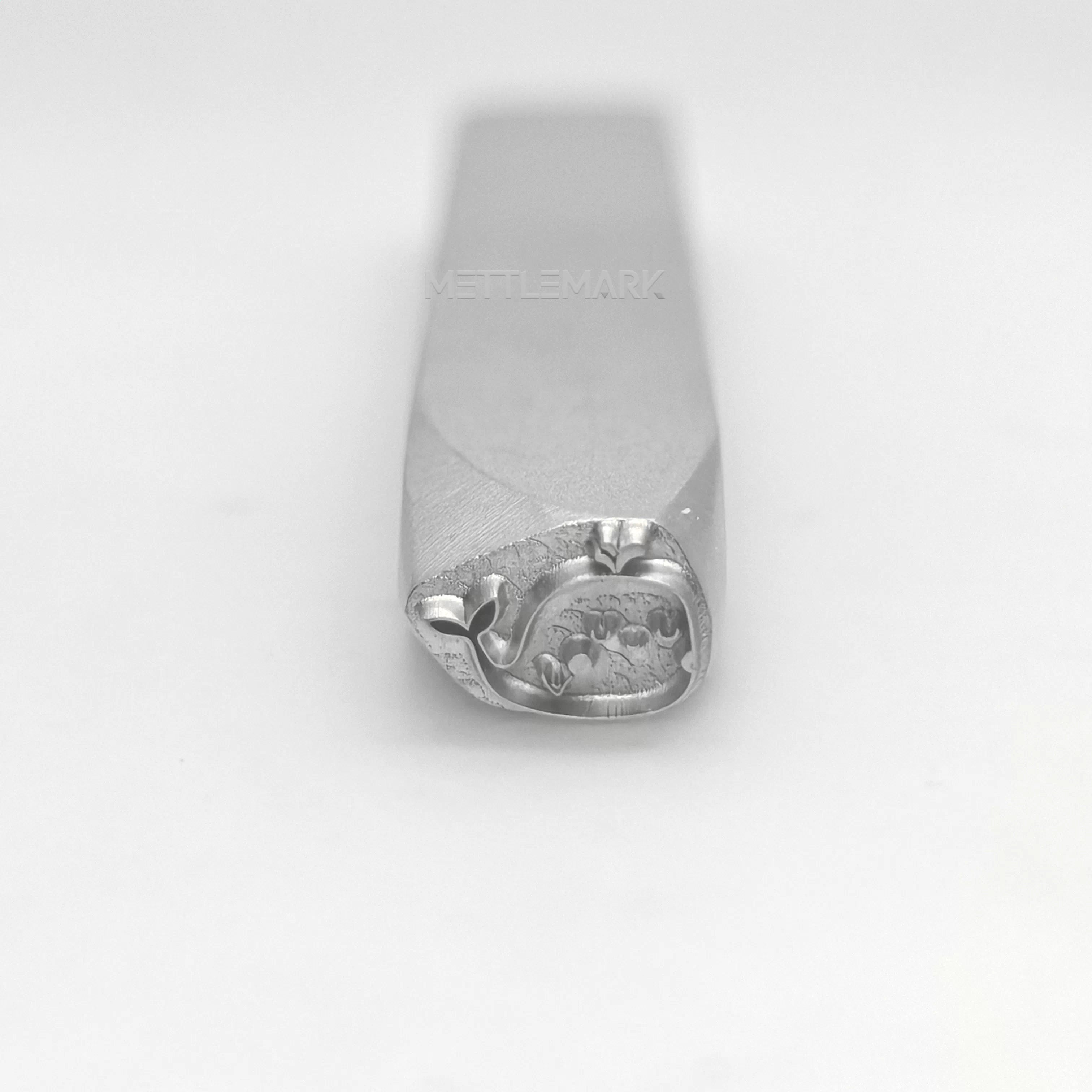 Metal stamping tool with ocean Whale