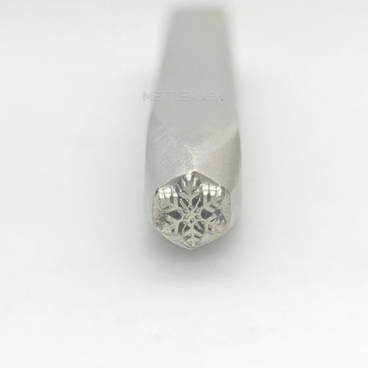Custom Metal Stamp Snowflakes Metal Design Stamp - Memk-1156