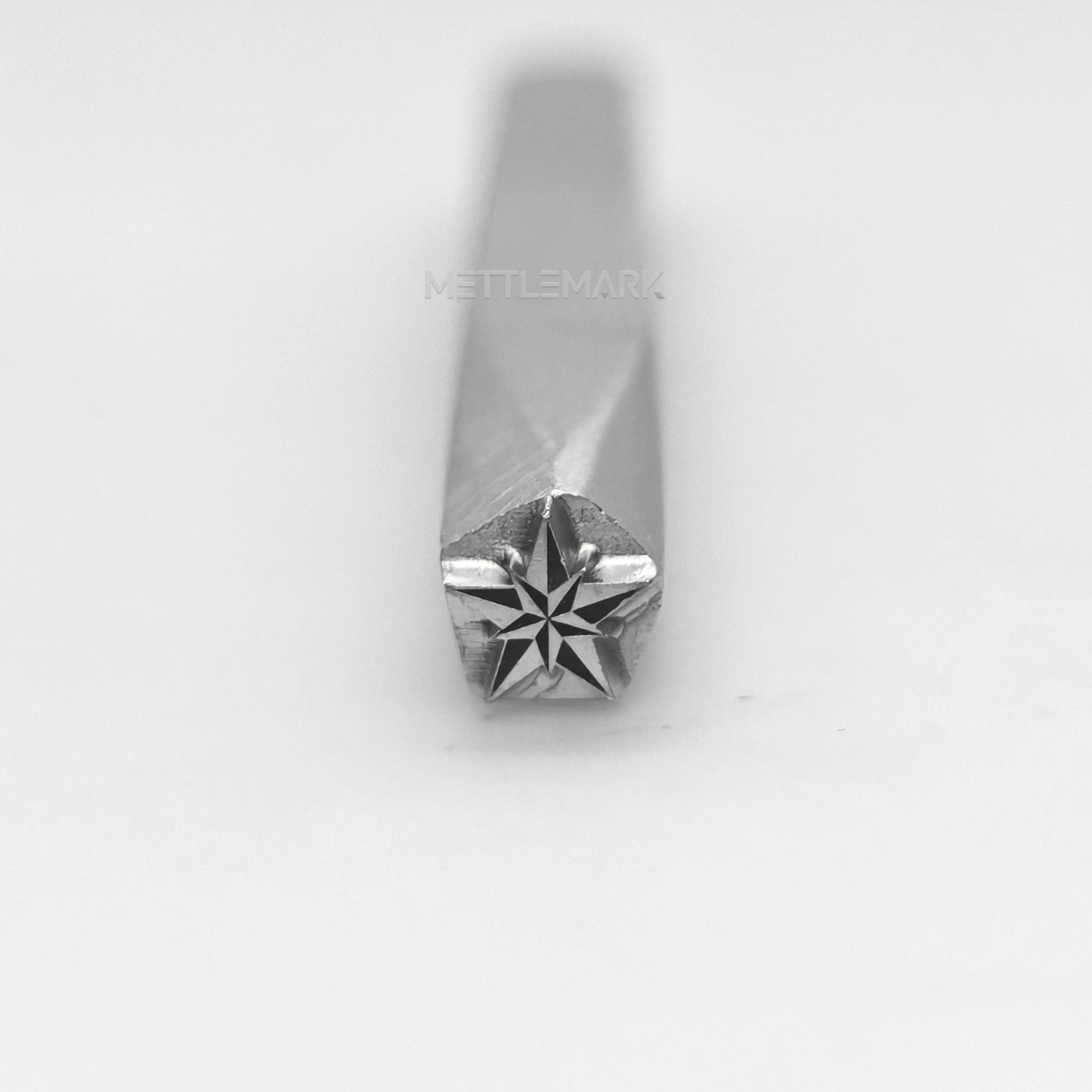 Custom Metal Design Stamp Five-Pointed Stars- Memk-0641