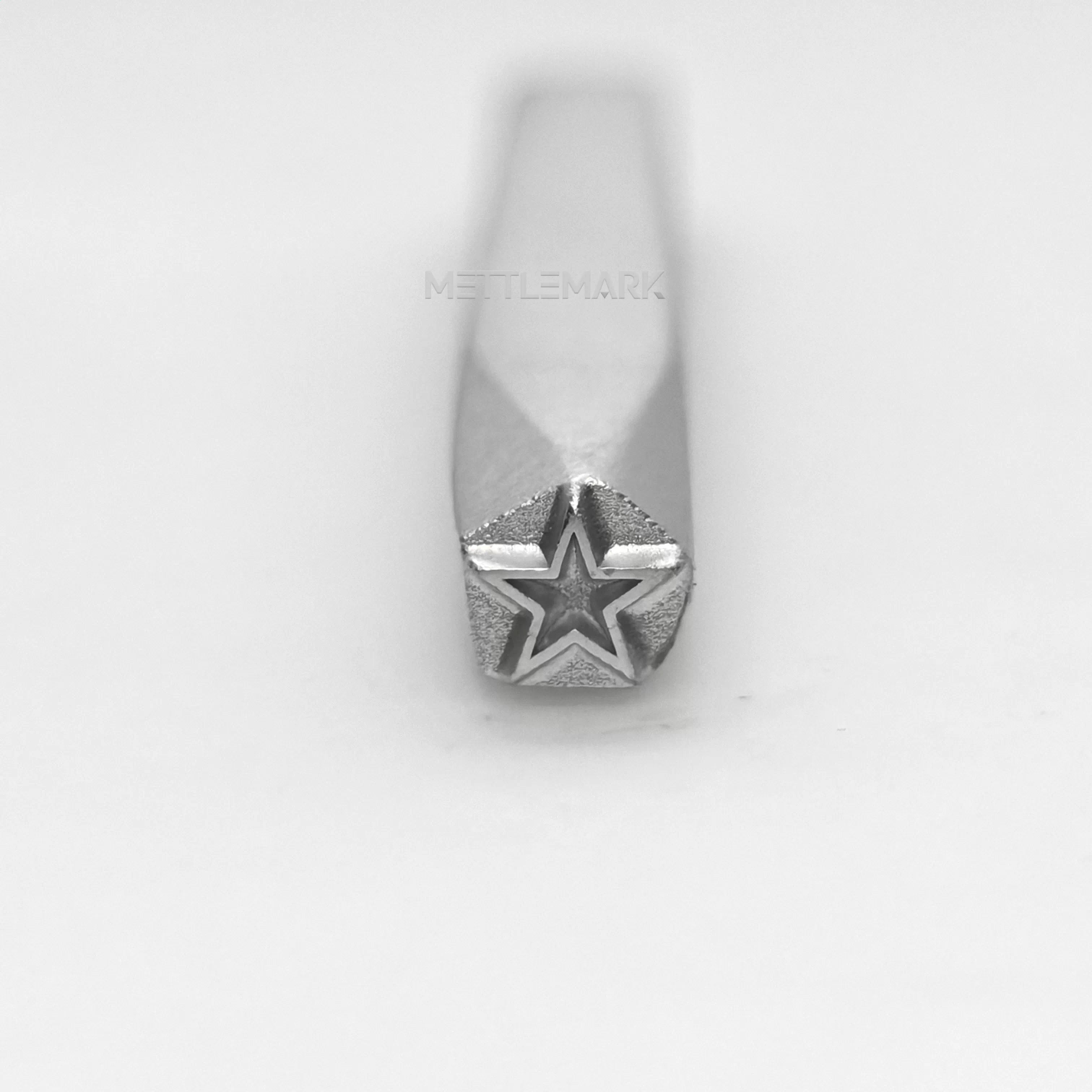 Custom Metal Design Stamp Stars Pentagram - Memk-0628