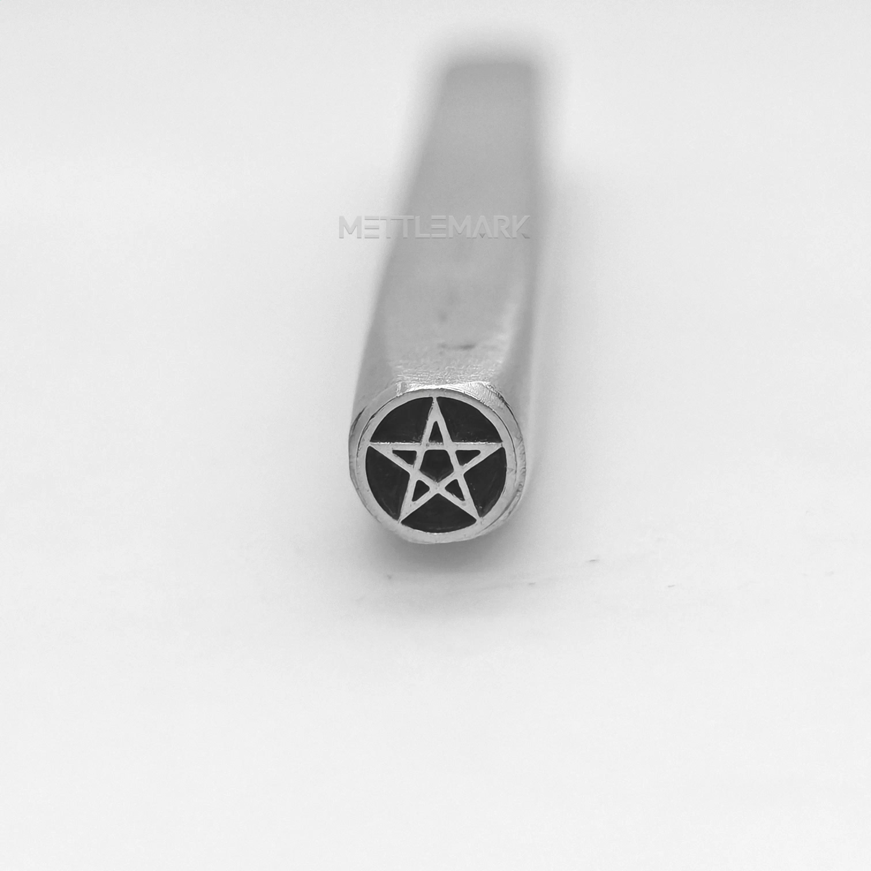 Custom Metal Design Stamp Stars Pentagram - MC-0634