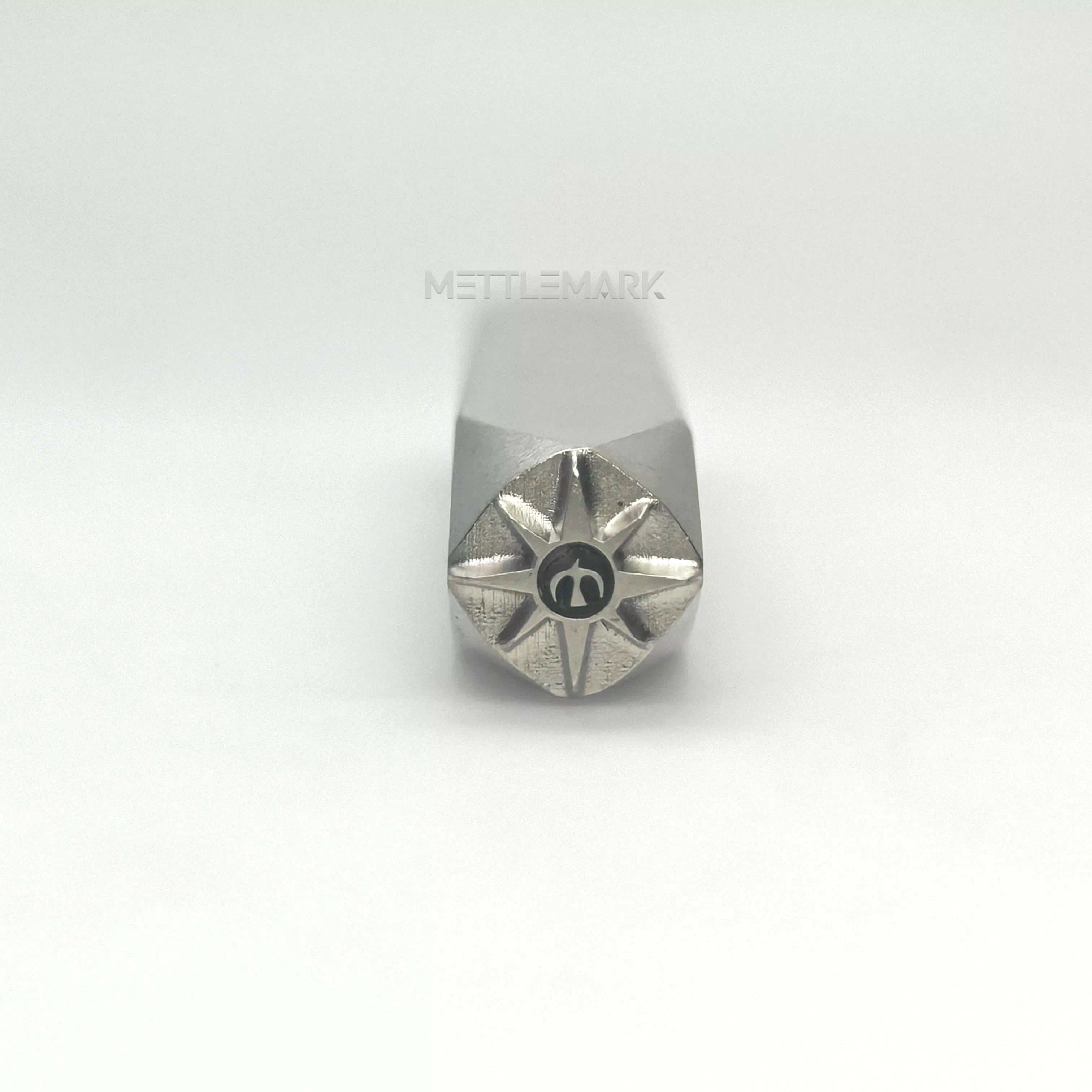 Custom Metal Design Stamp Goro Takahashi Eagle in Sunray - Memk-0557