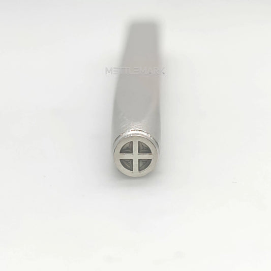 Custom Metal Design Stamp Cross Pattern - Memk-0931