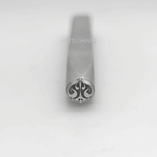 Custom Metal Stamp Symbols Plant Abstract Symbol 5 Symbol Metal Design Stamp - Memk-0949