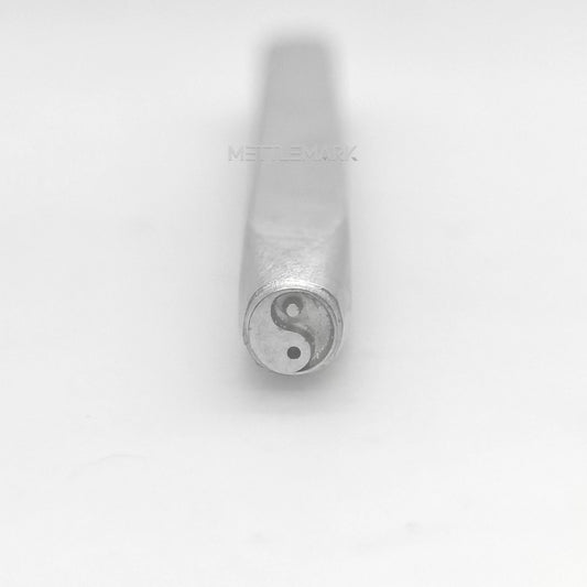 Custom Metal Design Stamp Tai Chi Philosophy Symbol Emptiness and Fullness - Virtual and Real - Memk-1133