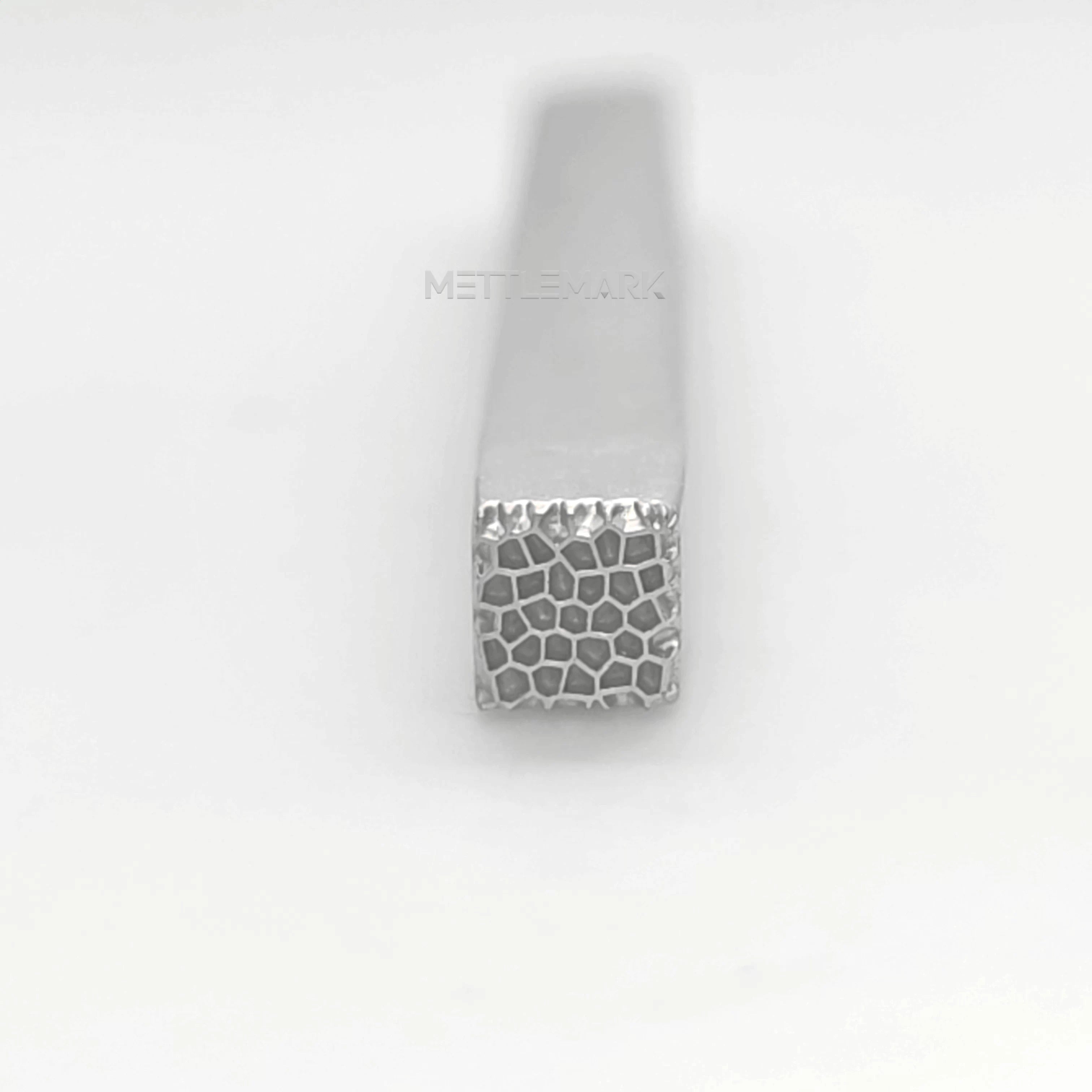 Metal stamping tool with TexturesHoneycombPatter