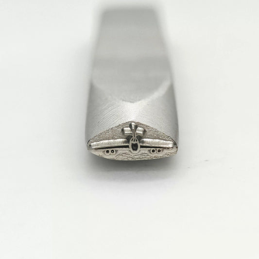 Custom Metal Stamp Transportation Airplane Symbol Metal Design Stamp - Memk-0195