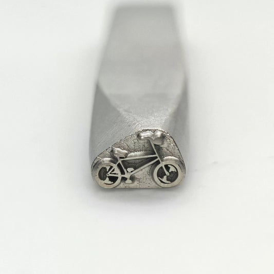 Custom Metal Stamp Transportation Bicycle Symbol Metal Design Stamp - Memk-0194