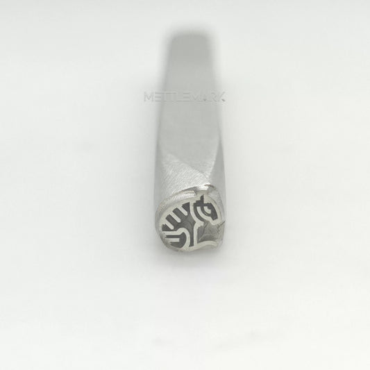 Custom Metal Design Stamp Animals Tiger -MC-0397