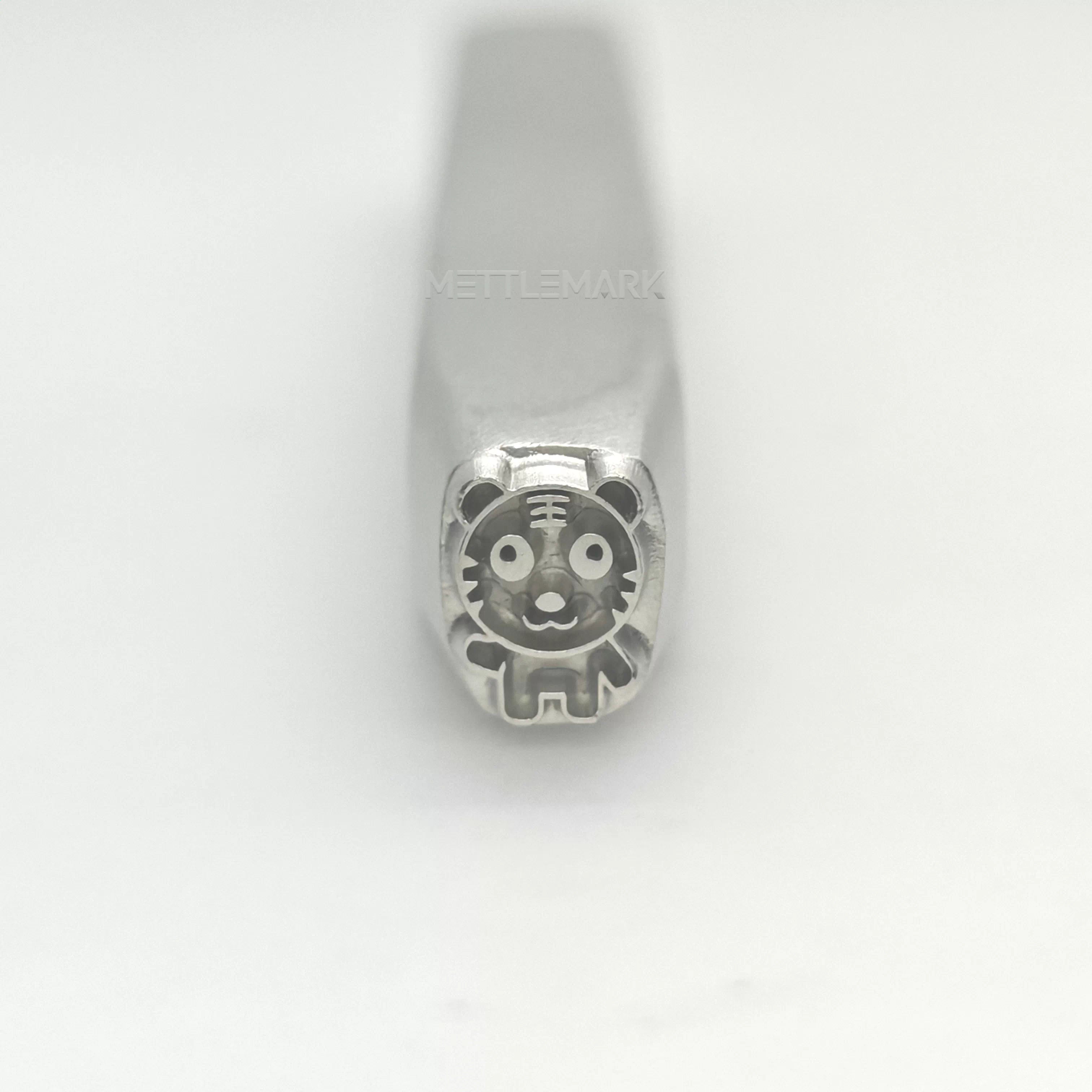 Metal stamping tool with animal tiger