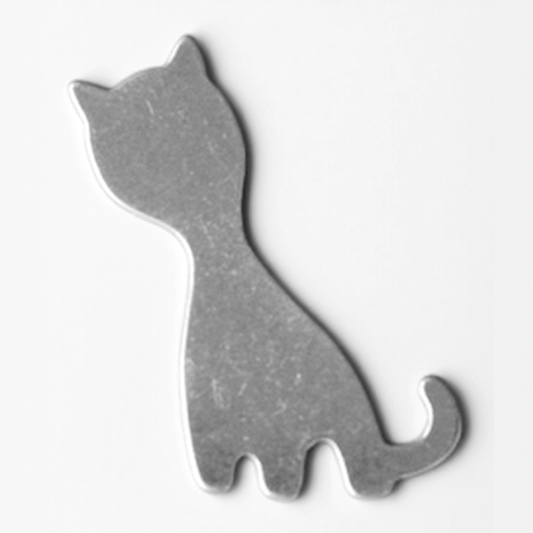 Pussy Cat Metal Stamping Blank - Memk-042