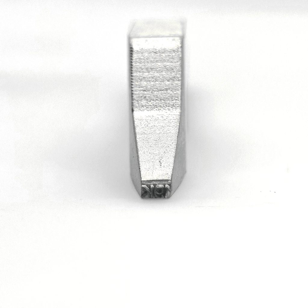 Bent Stamp Specialized for Ring Inside Stamping “19K” -Metal Design Stamp - Memk-9007