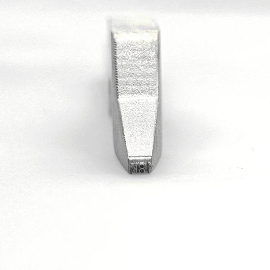 Bent Stamp Specialized for Ring Inside Stamping “18K” -Metal Design Stamp - Memk-9006